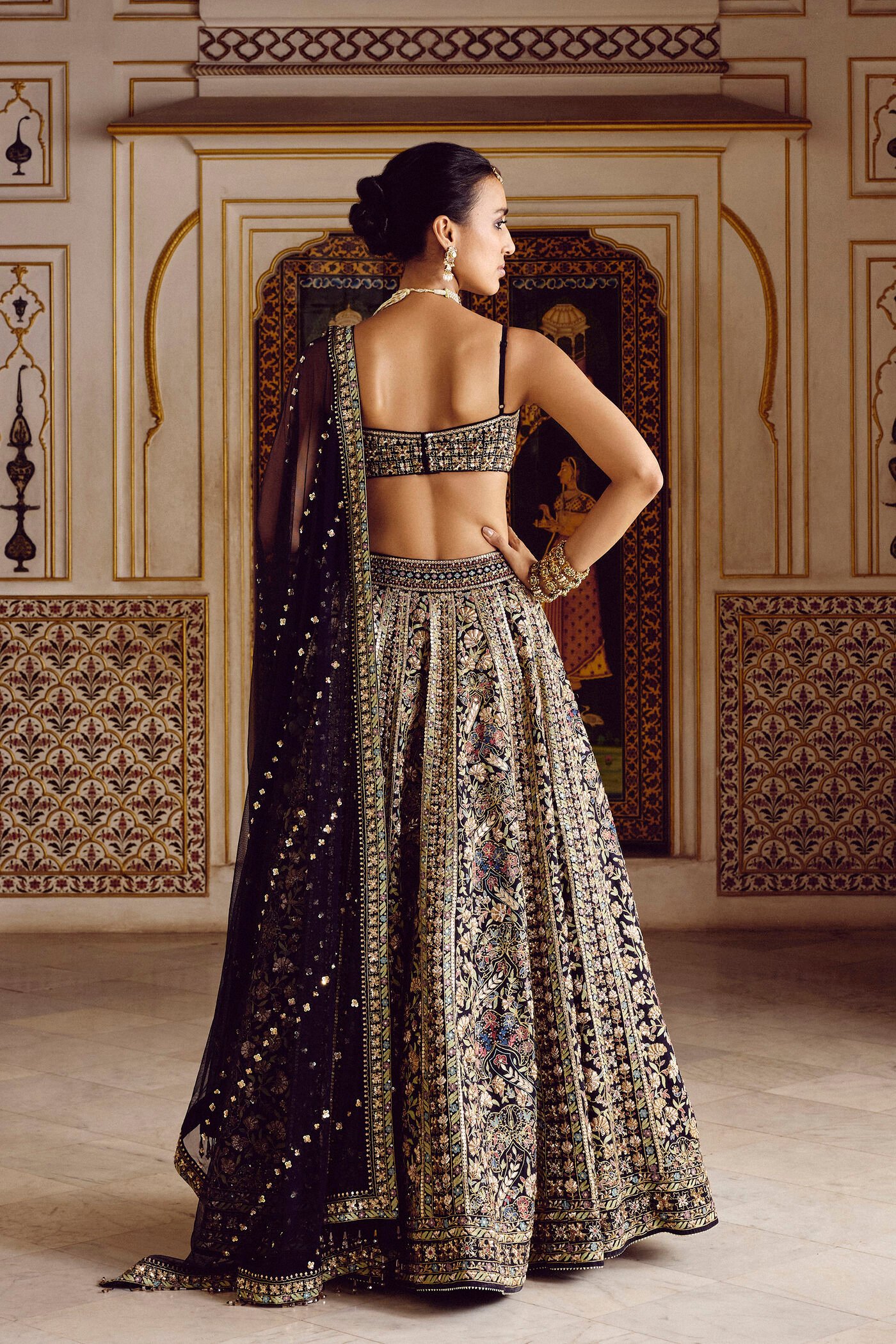 Elakshi Embroidered Silk Lehenga Set - Blue ₹656,300 MRP Inclusive of all taxes - Image 2