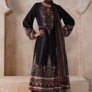 Avellana Silk Anarkali Set - Black  ₹110,000   MRP Inclusive of all taxes